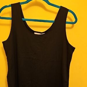 Chico's Fitted Black Tank Top